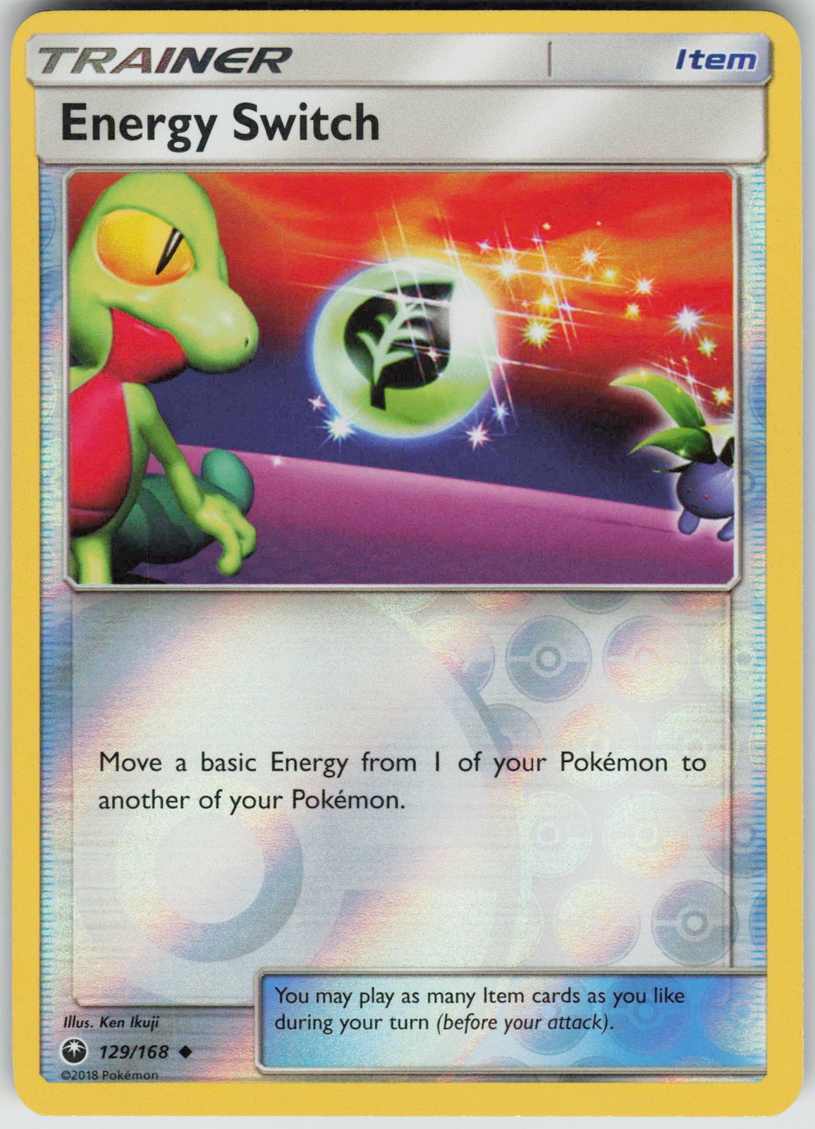 Pokemon Energy Switch 129/168 SM - Celestial Storm Uncommon NM