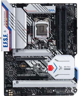 ASUS Z590 WIFI GUNDAM EDITION LGA 1200 Intel Z590 ATX Intel Motherboard