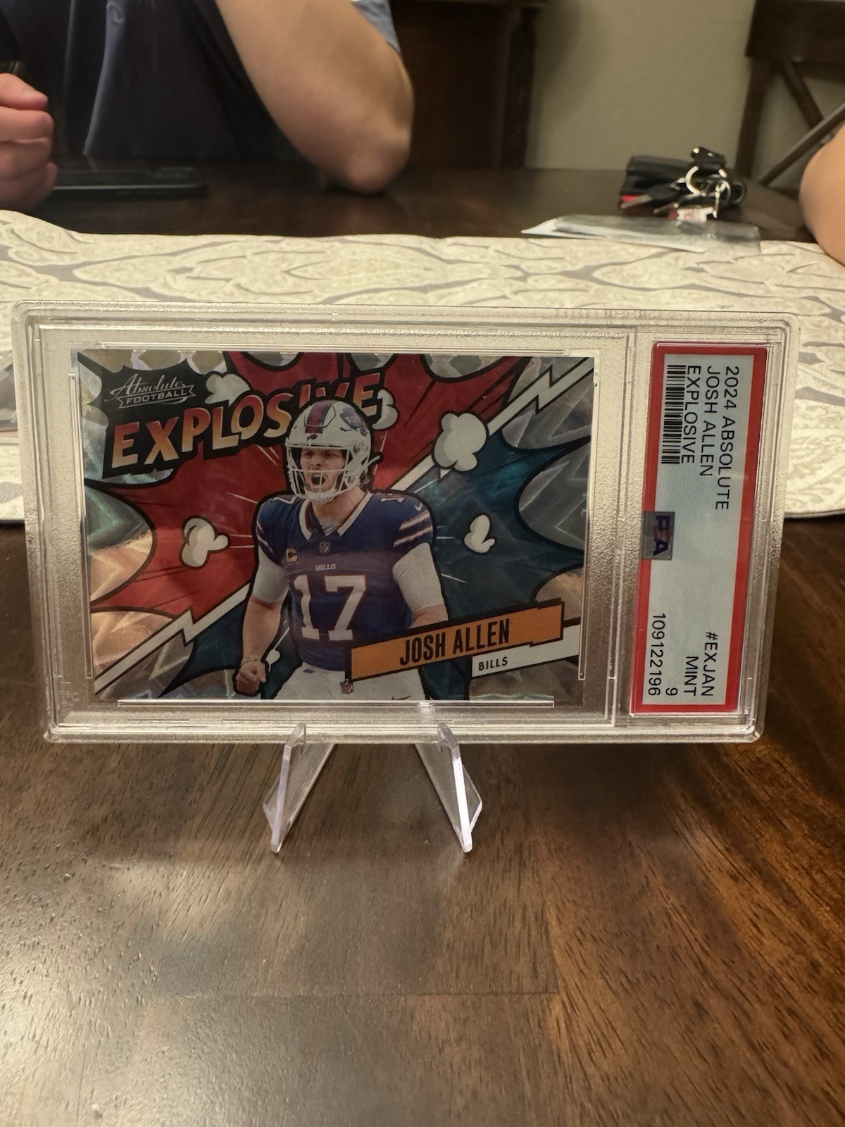 2024 Panini Absolute Football Josh Allen Explosive EX-JAN PSA 9 Buffalo Bills