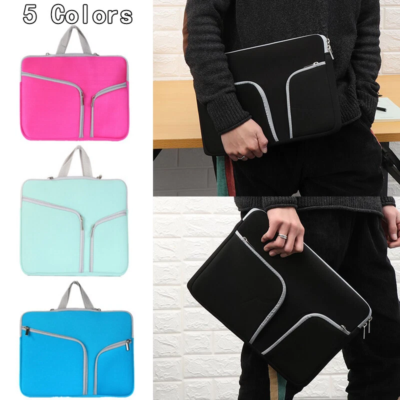 Laptop Sleeve Cover Notebook Laptop Case Handbag Carrying Bag For 10" -17"in - Image 3 of 4