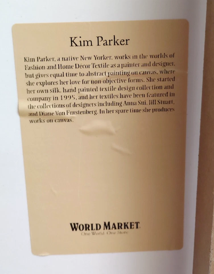 40W"x30H" WILD FIELD de KIM PARKER - PINCELADAS ENMARCADAS PATRÓN FLORAL BRILLANTE Foto 3 de 4
