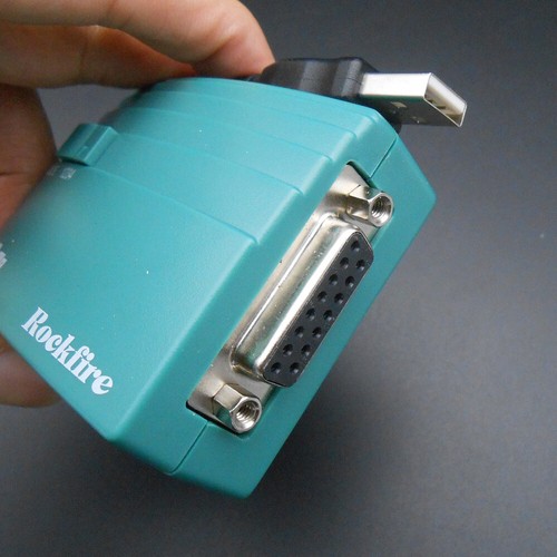 NEW Rockfire 15 Pin Joystick To USB Adapter MIDI Game Port Nest