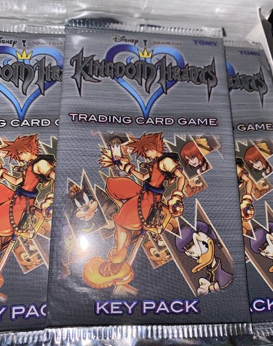 *New Disney Kingdom Hearts Chain of Memories Trading Card Key Pack TCG KH CoM/DR - Picture 2 of 3