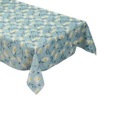 Wachstuch Tischdecke 01667-02 hellblau Margeriten Frühjahr eckig rund oval