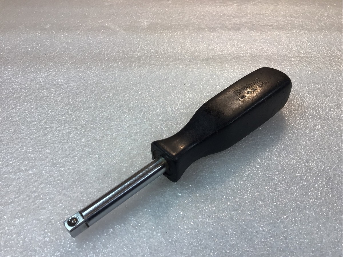 SNAP-ON#TM4A - 5-1/2” LONG, BLACK HARD HANDLE, 1/4” DR., DRIVER