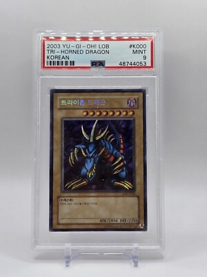 PSA9 LOB-000トライホーン・ドラゴンTri-Horned Dragon Yu-Gi-Oh! - Tri-Horned Dragon Unlimited Edition - LOB-000