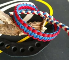 Red white blue Bow wrist Bling Sling FREE SHIP Mathews patriotic