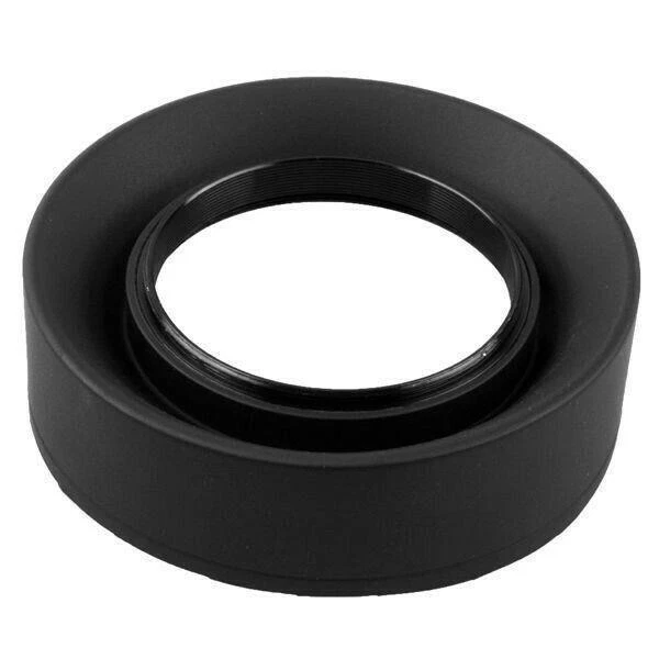 3-Stage 49 52 55 58 62 67 72 77 82mm 3 in1 Collapsible Rubber Foldable Lens Hood - image 4 of 4
