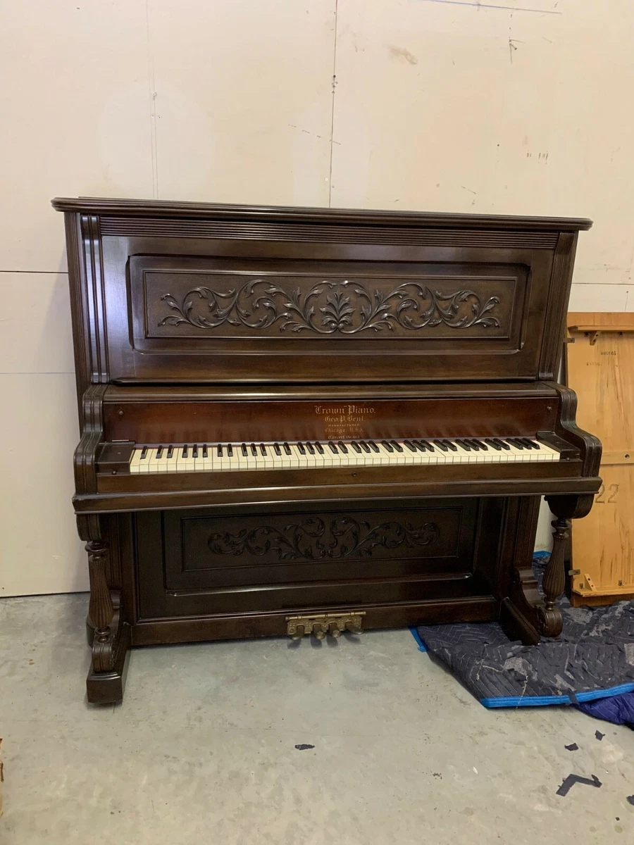 George P. Bent Standup Grand Piano Built 1894 Serial 7099 eBay