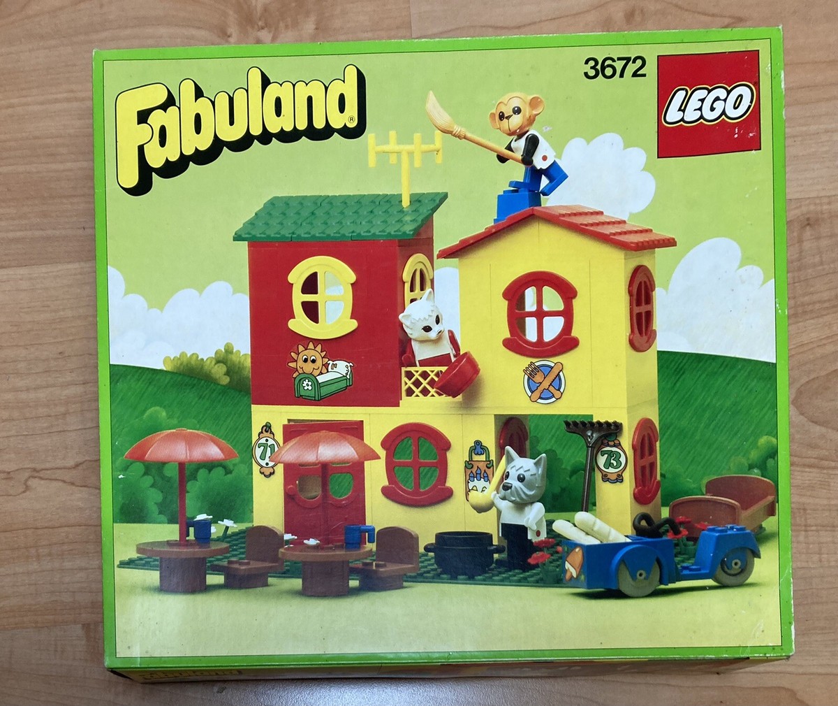 Hotel Fabuland 3672 LEGO Vintage Fabuland 3672 Hotel Restaurant