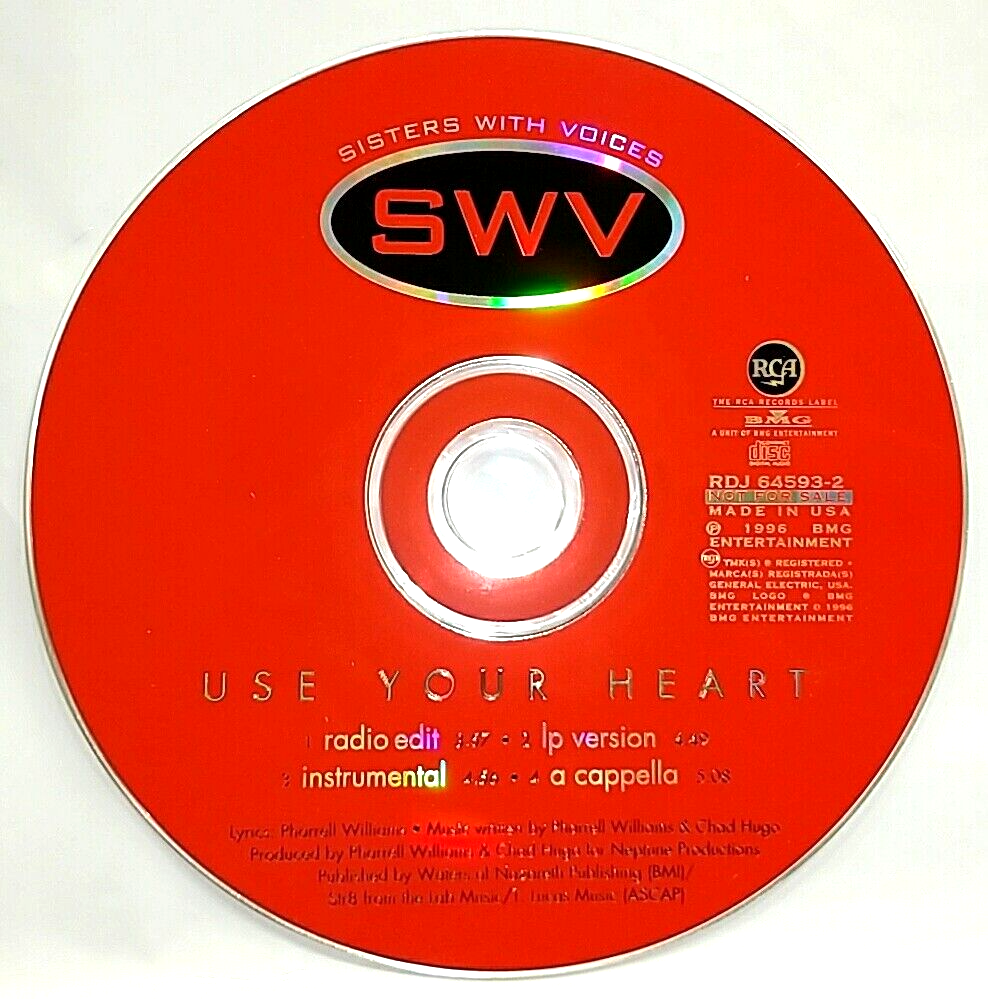 CD) SWV ‎– Use Your Heart, Promo, RDJ 64593-2, Single, Rare. | eBay