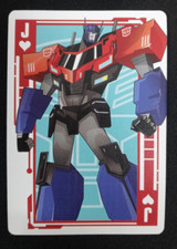 Transformers Robots In Disguise playing card Jack Hearts