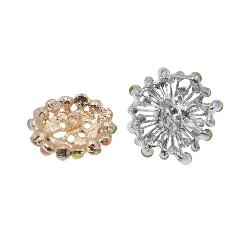 Artificial Opal Pearl Rhinestones Buttons for Sewing on Clothes DIY Hand Crafts - Image 3 of 4