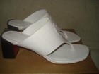 100% AUTH NEW WOMEN LOUBOUTIN TONGAMULE WHITE CROC THONG SANDALS EU 41.5/US 11.5 — photo 10
