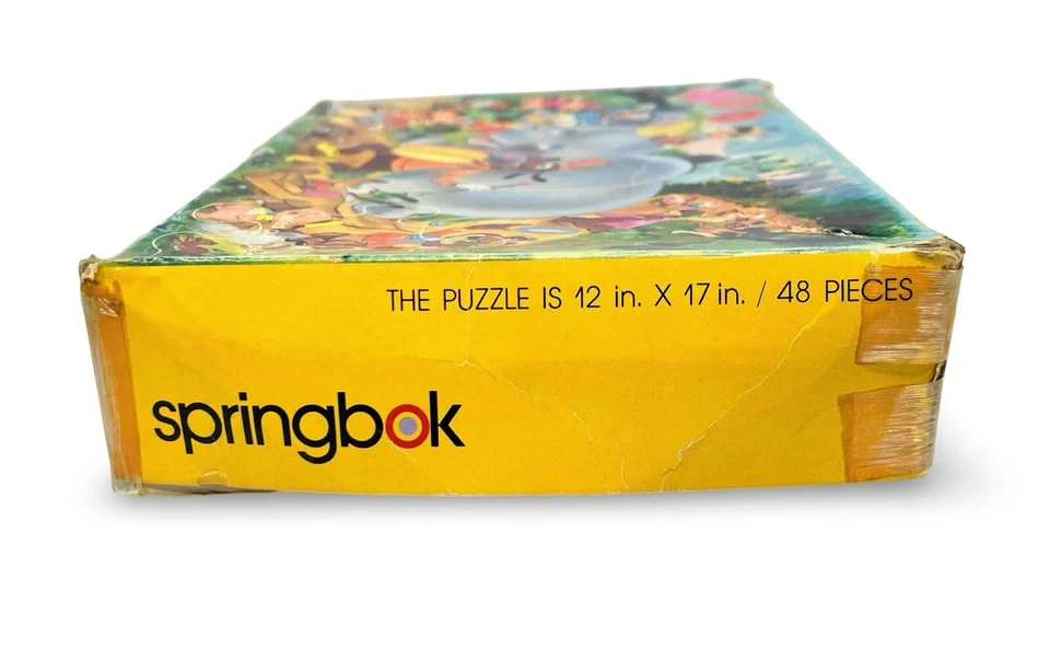 Vintage Disney on Parade Puzzle Springbok Vintage 1973 Hallmark CIB 48 Piece - Image 2 of 3