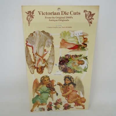 Vintage Gallery Graphics Victorian Die Cuts from Original 1800's  Angels