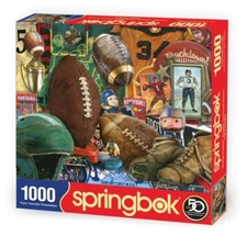 Vintage Football 1000 Piece Jigsaw Puzzle Springbok New