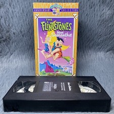 The Flintstones Meet Samantha VHS Tape 1991 Hanna Barbera 30 Years Anniversary