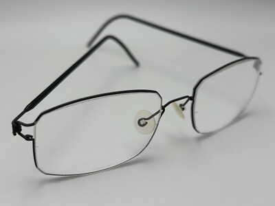 Lindberg NOS One Of A Kind Taurus Black Titanium Glasses 50mm - Made In Denmark
