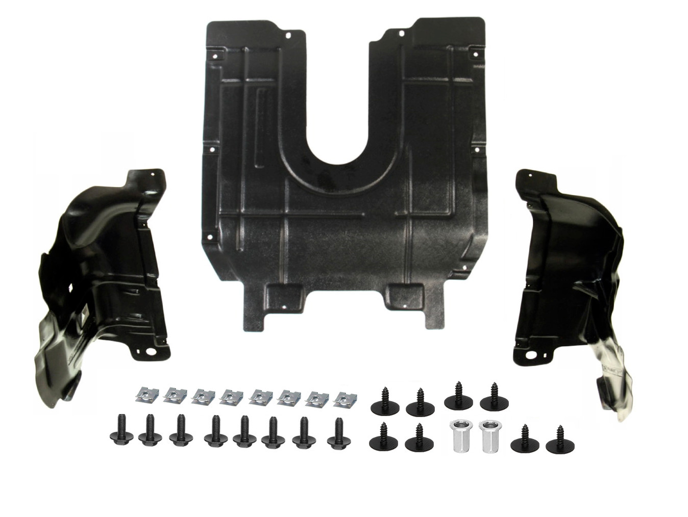 Couvercle protection sous moteur Lancia Delta III carter plastique noir et vis