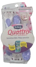 Schick Quattro for Women Disposable Razors 3ct, Lot of 2