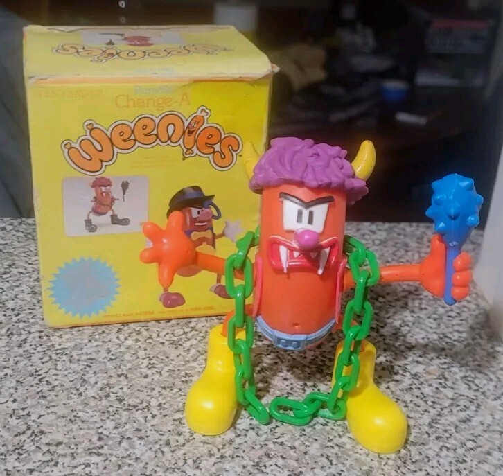 Cabeza de patata vintage Bunville Weenies Change Weenie Meanie Whacky BAF Kiscom '83