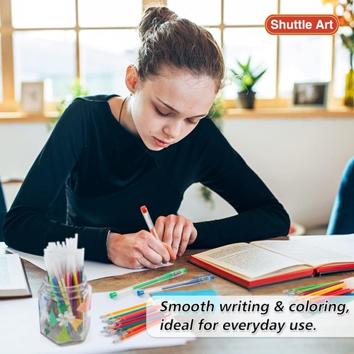 Gel Pen Refills, Shuttle Art 180 Colors (No 180 Count (Pack of 1), 180 - Picture 6 of 7