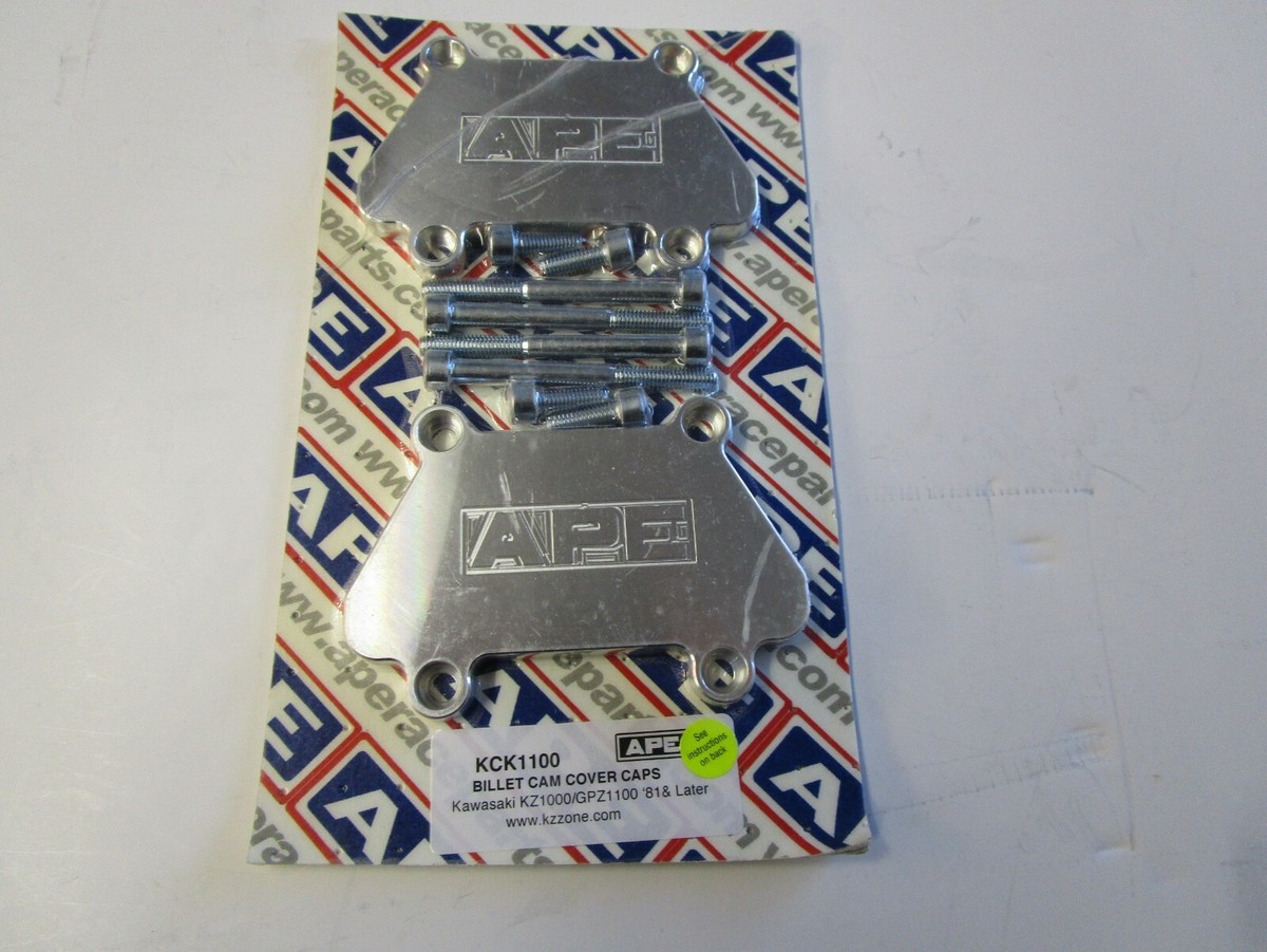 Kawasaki Z1000 GPZ1100 APE Valve Cover Billet Caps KCK1100 | eBay