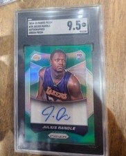 JULIUS RANDLE 2014-2015 14-15 Panini Prizm Green Rookie #78 RC Auto