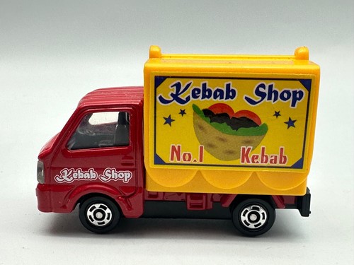 Tomica Tomy #57 Suzuki Carry Mobile Catering Truck, Kebab Shop, 1:64, Boxed - Picture 7 of 12