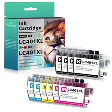 LC401XL Ink Cartridges Compatible For Brother MFC-J1010DW MFC-J1012DW Printe LOT