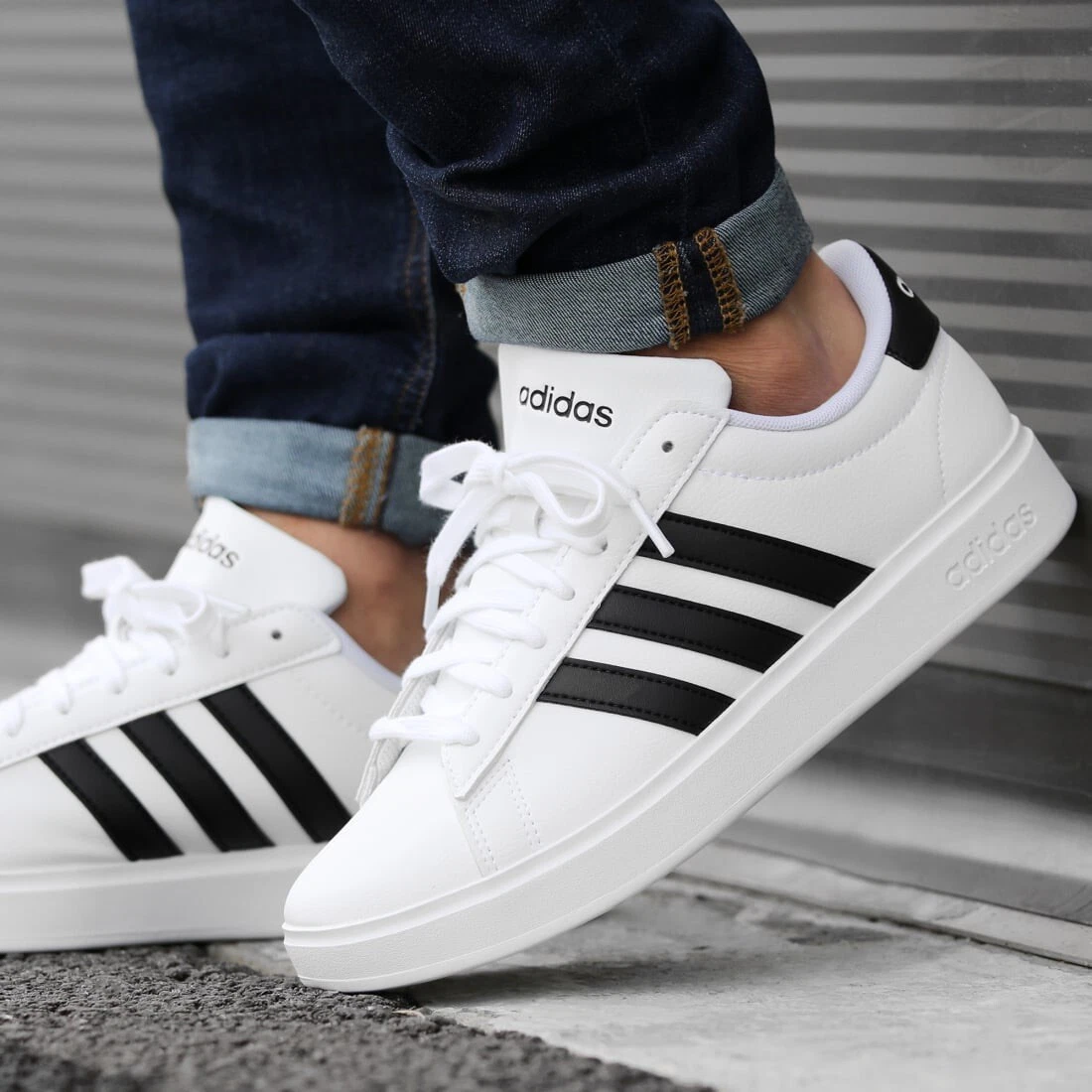 Adidas Grand Court 2.0 Men's Athletic Sneaker White Shoe Trainer #195 | eBay