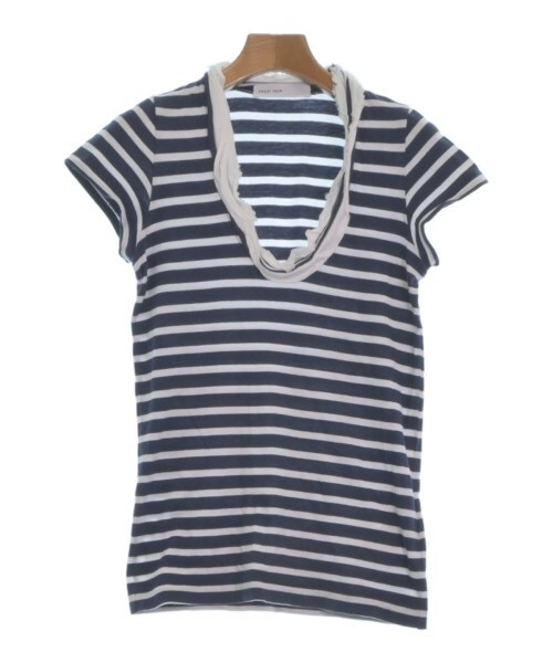 sacai luck T-shirt/Cut & Sewn NavyxWhite(Border) 1(Approx. S 