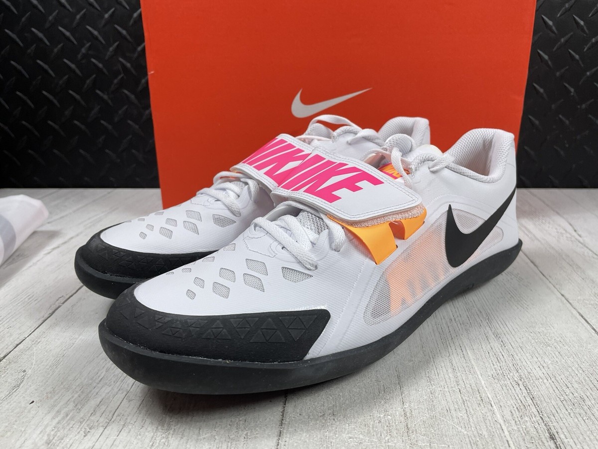 Size 12-Nike Zoom Rival SD 2 Track & Field Throwing White Pink