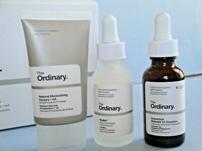 THE ORDINARY Granactive Retinoid 2% Emulsion+Buffet+Moisturizer NO BRAINER SET