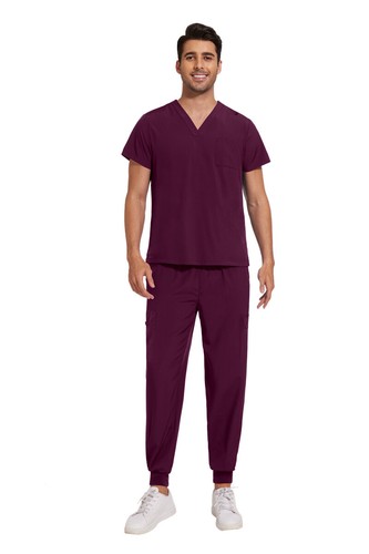 Unisex NiaaHinn Medical Scrub Dentist Hospital Uniform Scrub Set -V-Neck Jogger - Picture 41 of 110