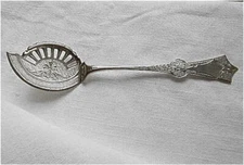 Coin Silver Cheese Knife S.D Brower & Son 7 7/8 " c1870