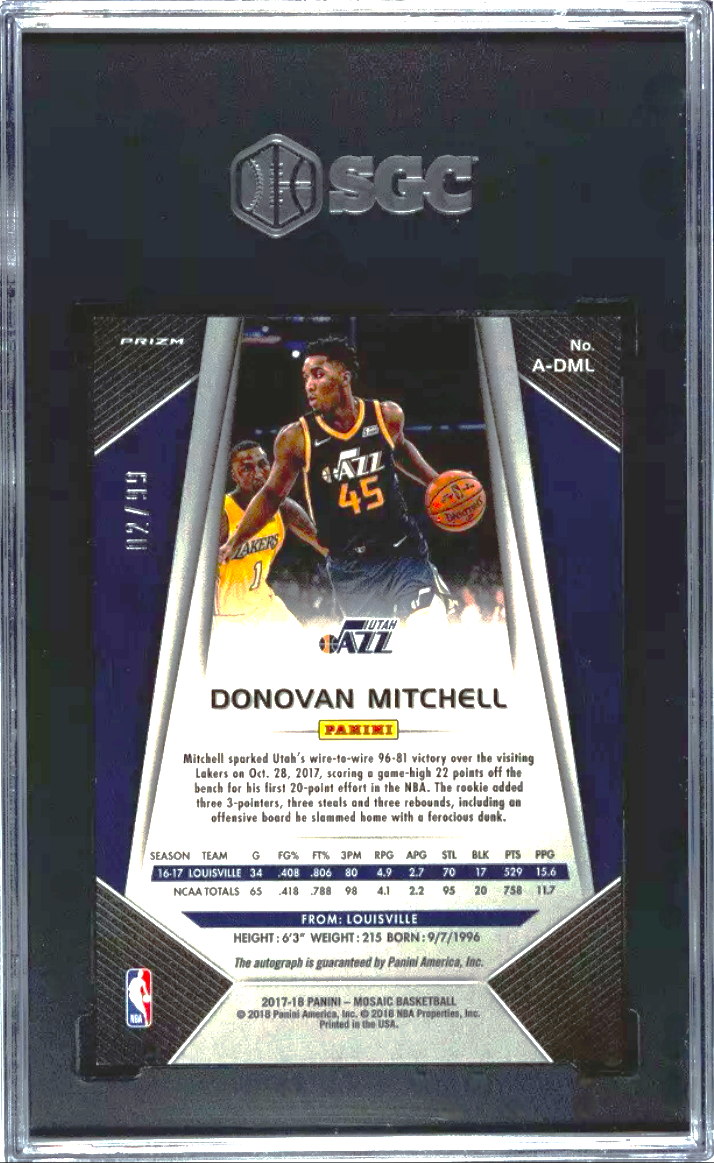 Donovan Mitchell RC Auto 貴重 ！ Donovan Mitchell Rc Auto | eBay