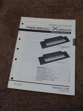 Yamaha Portatone Keyboard PSR-2500 PSR-X2500 Service Repair Shop Manual
