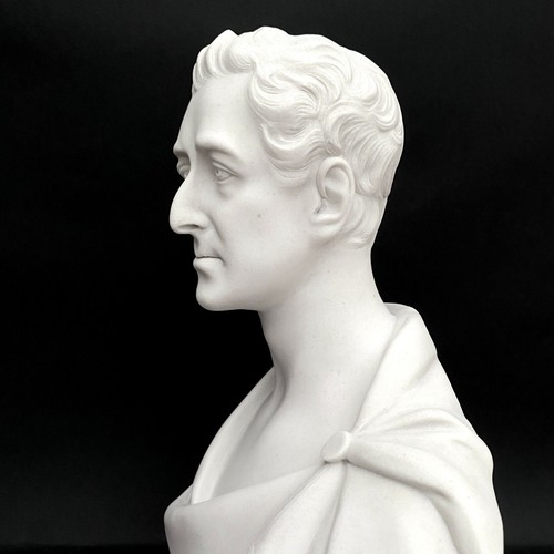 DUKE OF WELLINGTON HYDE PARK MARBLE BUST / SCULPTURE - MADE IN ENGLAND - 10.5" - Picture 2 of 9
