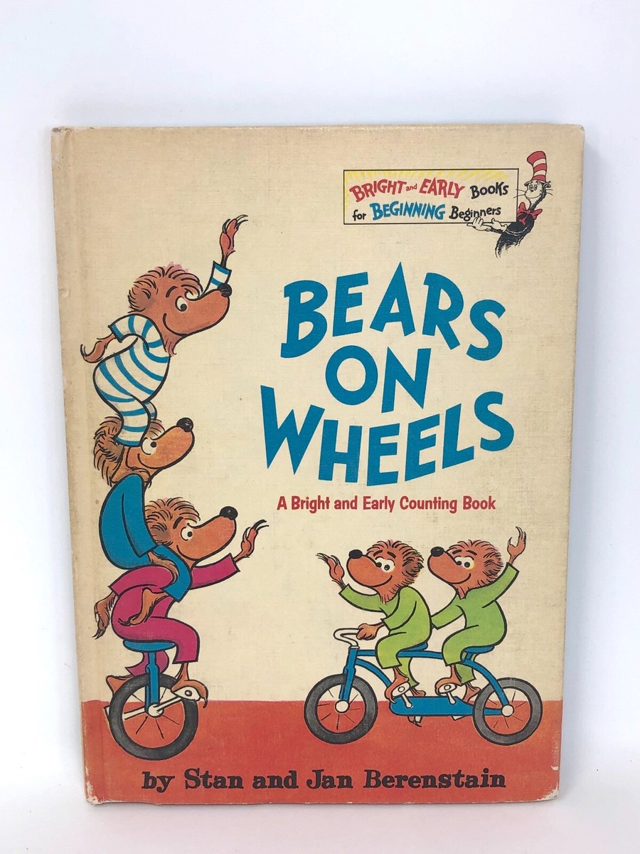 Bears On Wheels Berenstain Bears - VINTAGE 1969 Dr. Seuss Book
