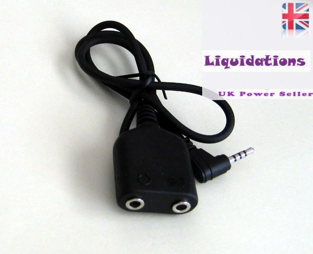 Divisor estéreo 2,5 mm TRRS enchufe de 4 polos a micrófono de 3,5 y adaptador de conector para auriculares Foto 4 de 4