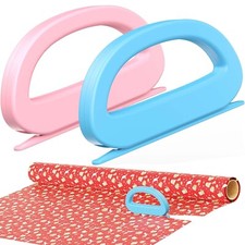 Dual Ended Wrapping Paper Cutter 2-Pack 4 Blades , Sliding Gift Wrap Cutter ...