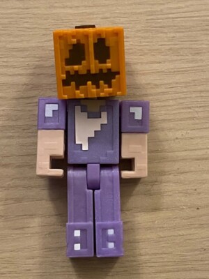 minecraft very rare exclusive 3.75'' enchanted armor steve (from endor dragon)
