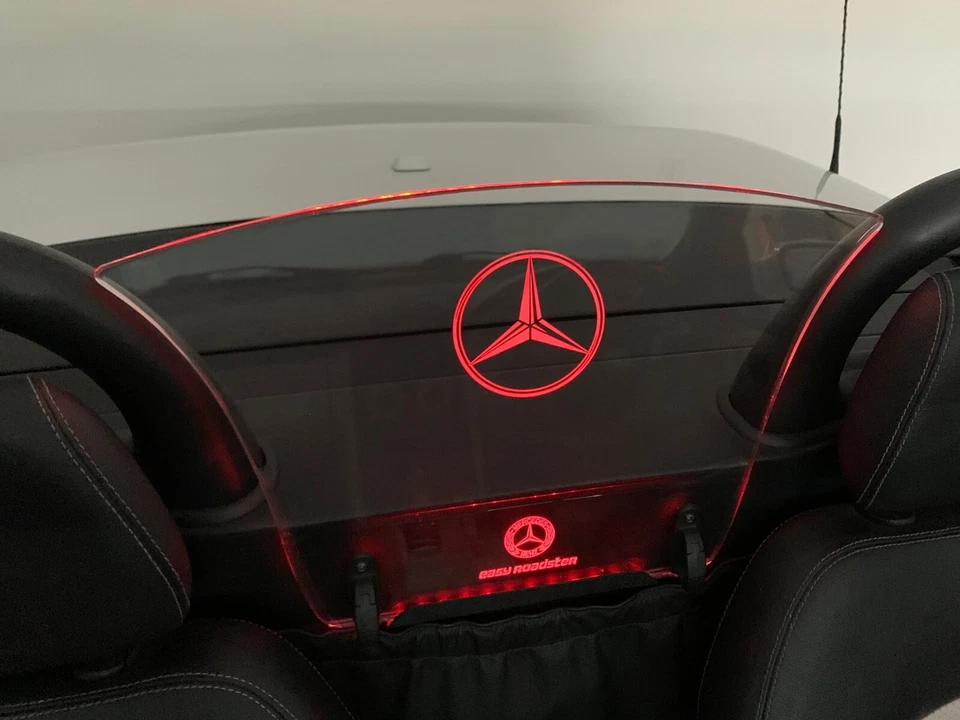 Deflector de viento 1997-2004 para Mercedes-Benz SLK R170 kit de iluminación de parabrisas Foto 2 de 4