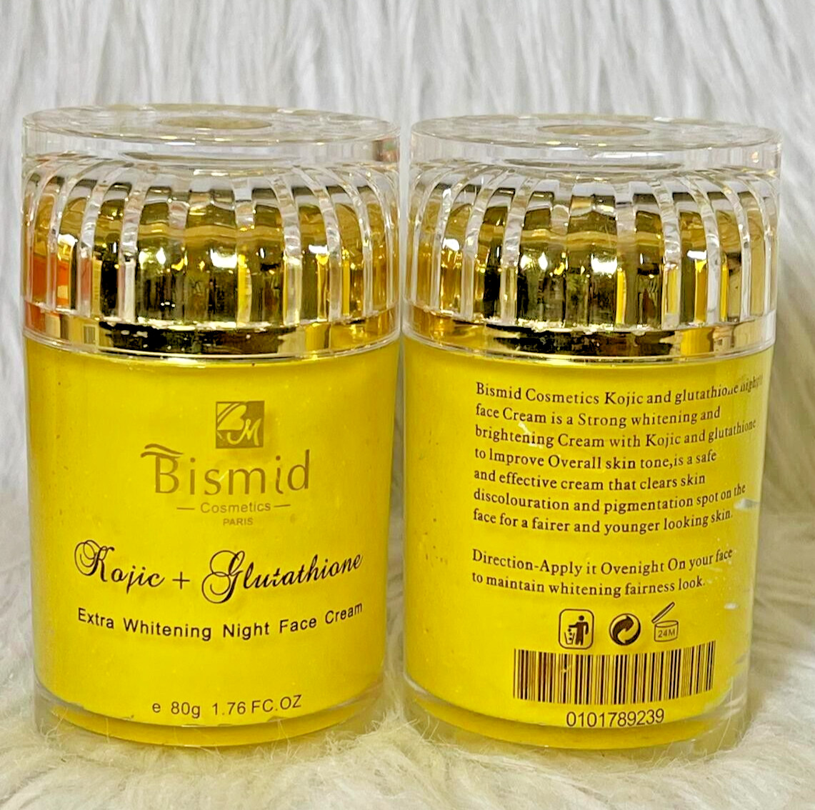 Crème Kojic Glutathione Bismid Ultra Blanchissante Anti-Imperfection 80g