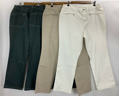 Kingfield Laura Charles Vogele Women's Side Elastic Pants Select Size 16, 18