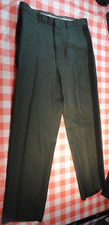 US ARMY CLASS A DRESS GREEN OFFICER PATRIOT PANTS WITH BLACK STRIPE 32X30