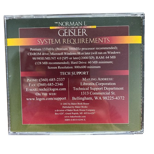 The Norman Geisler Apologetics Library on CD-Rom - Picture 3 of 3