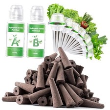 50 Pack Grow Sponges Replacement, Hydroponic Seed Starter Pods Compatible with 0.49 per gallon